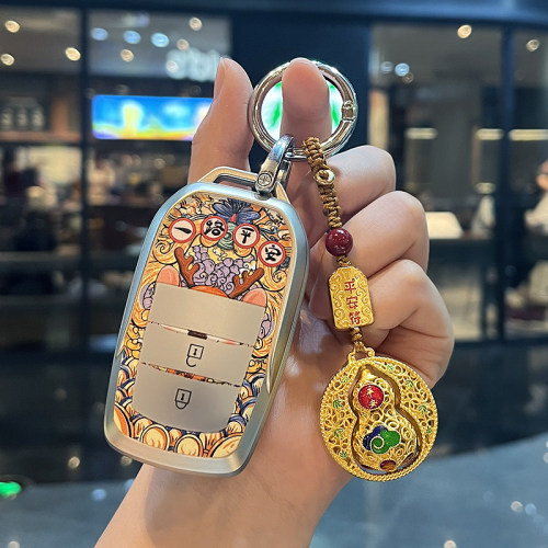 适用丰田高档钥匙套新升级浮雕