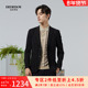 迪迪博迩黑色休闲西装 外套男士 商务西服微弹经典 DIDIBOY 款 西单