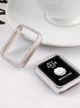 适用于新品小米手环9pro仿镶钻镂空保护壳PC智能运动8pro保护套半包壳防摔表壳外壳一体壳女款专用高级感九代