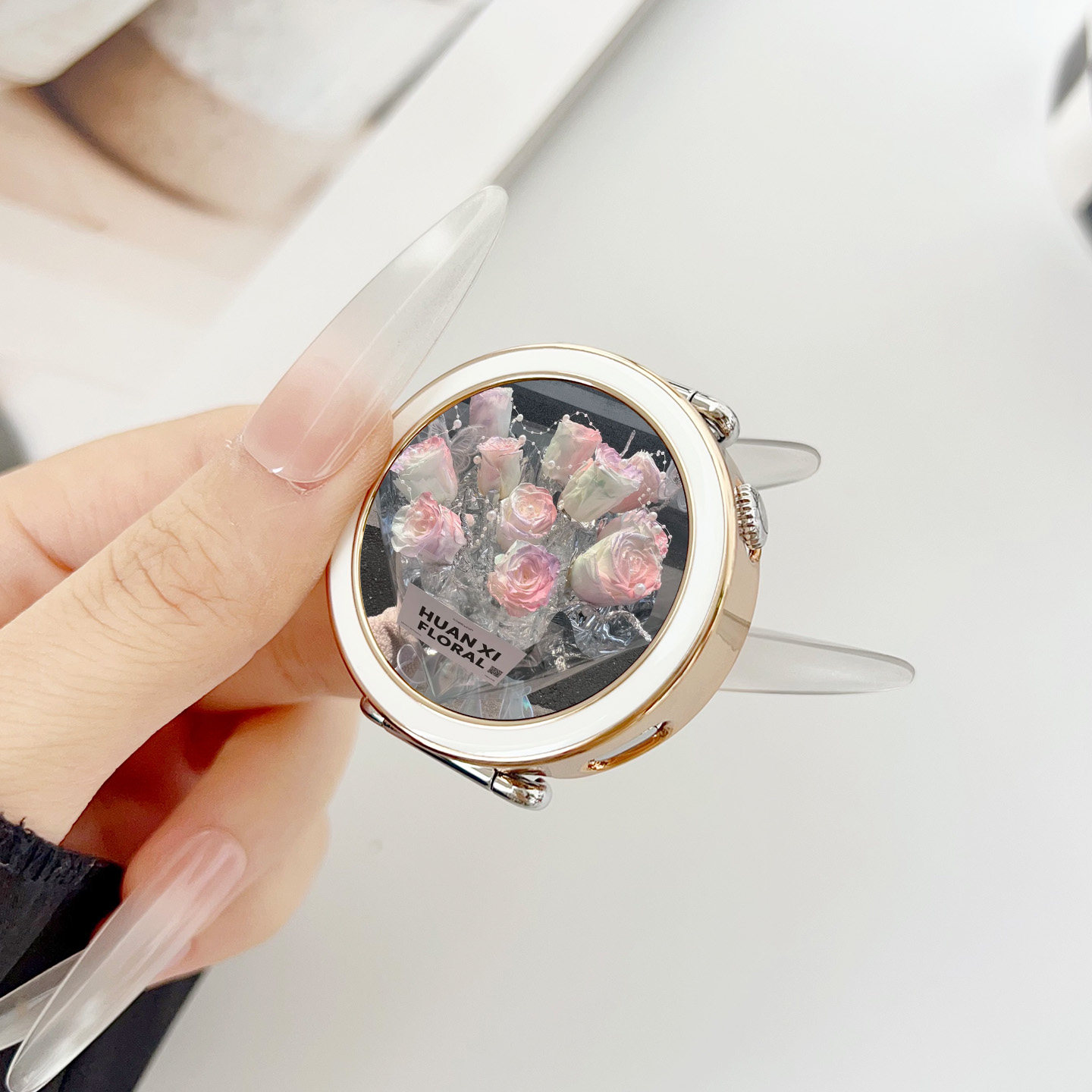 适用华为GT6手表表带PC镂空半包陶瓷白GT5秋冬新保护壳watchgt4运动18mm智能手表马鞍棕秒变5pro流光紫保护套,智能设备,智能手表/手环保护壳,淘宝优惠券,粉丝福利购,淘宝优惠卷