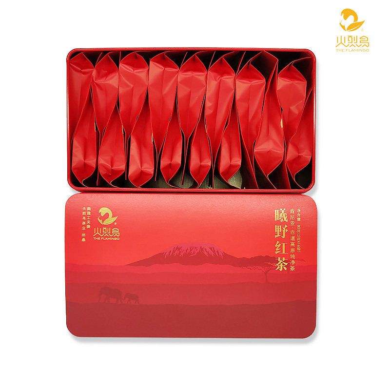 高山茶火烈鸟肯尼亚进口红茶花果香浓香型精品盒小包装新茶爆款