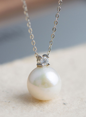天然珍珠S925银项链65