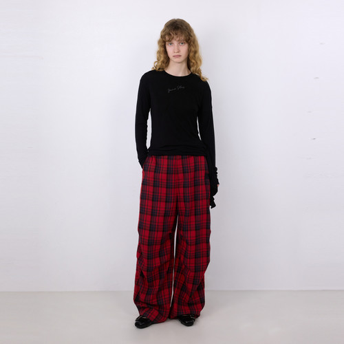 VVNK JANE PLUS2026秋季新款飘带荷叶边针织打底衫女J634061311C