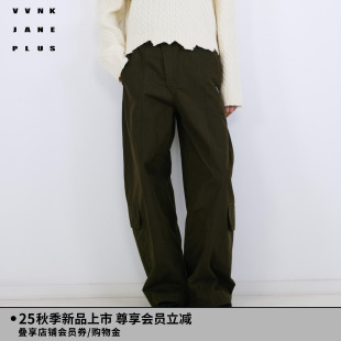 直筒裤 VVNK 工装 PLUS秋季 子女J530850001A JANE