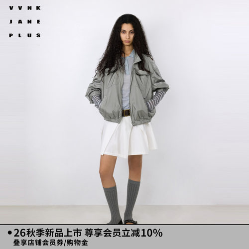 VVNK JANE PLUS2026秋季新款尼龙夹克薄外套女J630355059A