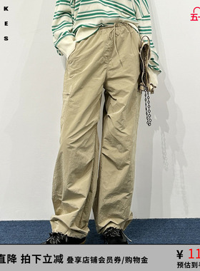 VVNK JANE PLUS春季宽松工装感直筒裤子女J510872035B