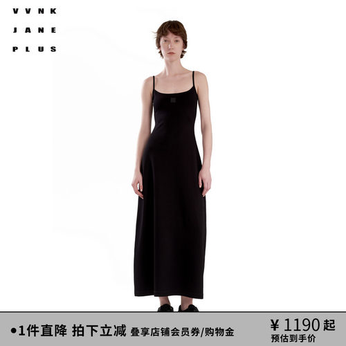 优雅吊带连衣裙VVNKJANEPLUS