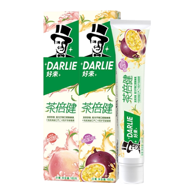 好来初萃茶DARLIE牙膏含氟