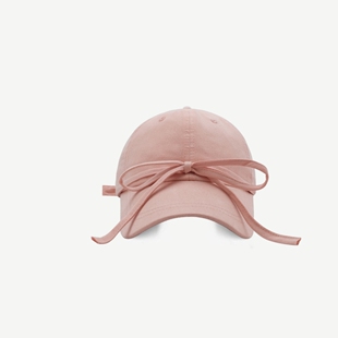 Monstar 长飘带蝴蝶结棒球帽子鸭舌帽显脸小 Lee日本设计师联名款