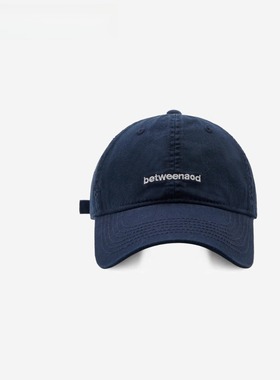 Monstar Lee日本设计师联名款简约字母刺绣棒球帽子显脸小鸭舌帽