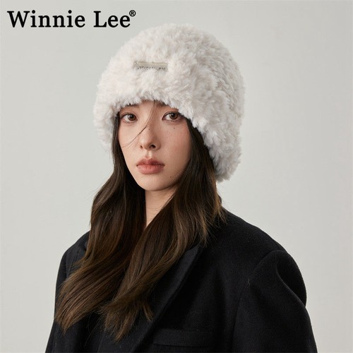 WinnieLee毛茸茸秋冬季毛绒帽子