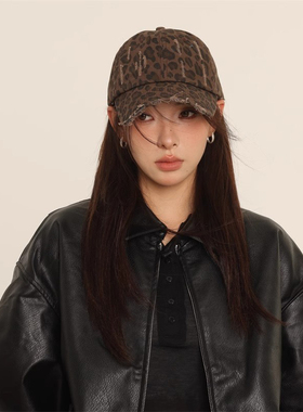 Monstar Lee日本设计师联名款鸭舌帽显脸小帽子大头围防晒棒球帽