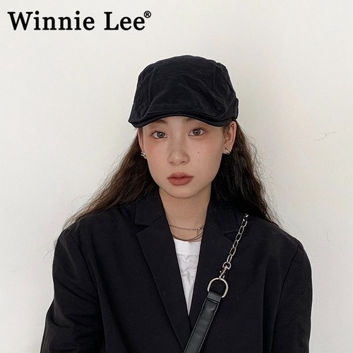 WinnieLee反戴雅痞前进贝雷帽子