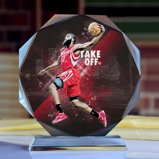 哈登周边生日礼物送男生科比库里詹姆斯伦纳德杜兰特欧文手办摆件