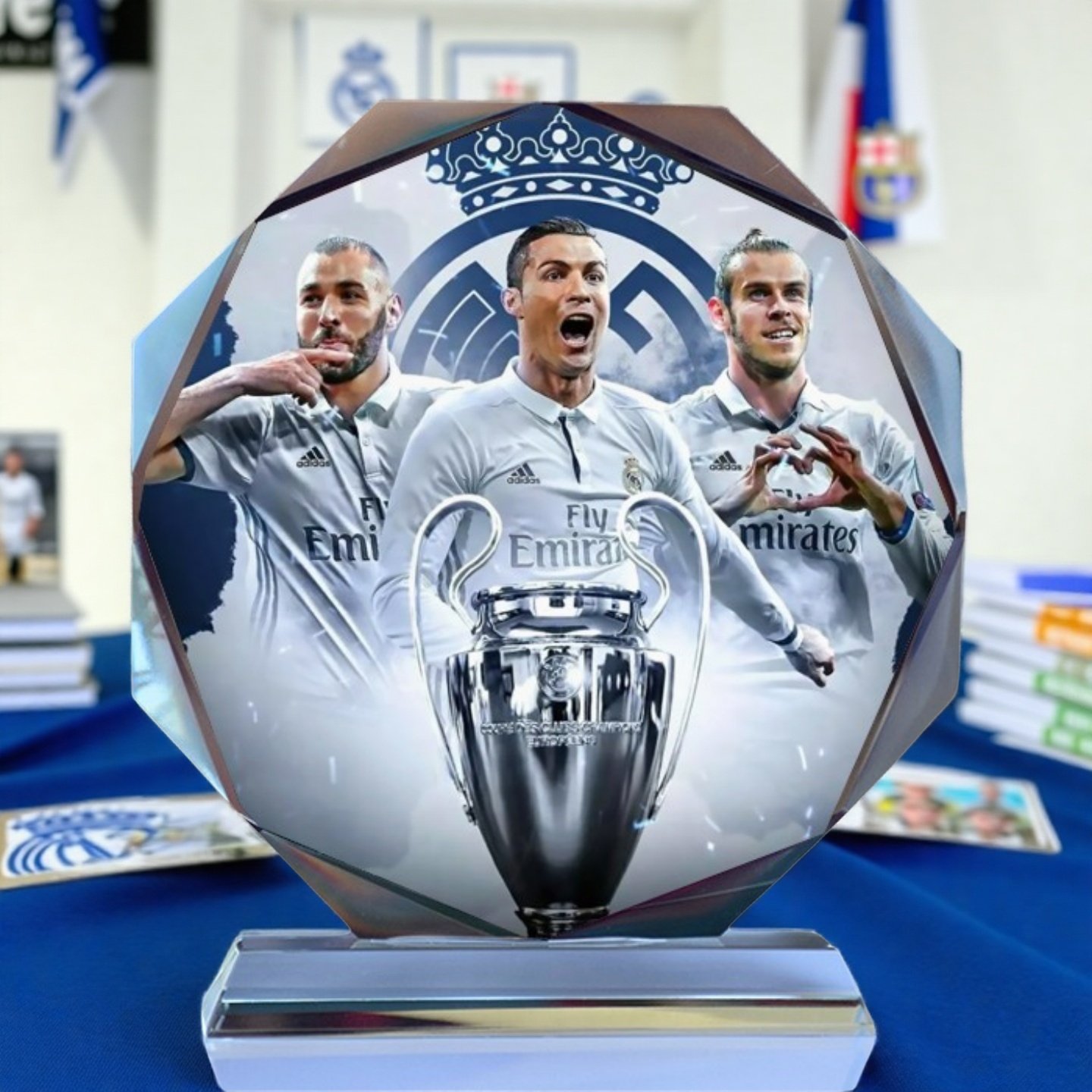 皇马C罗周边生日礼物男生劳尔贝林厄姆姆巴佩足球手办纪念品摆件,运动/瑜伽/健身/球迷用品,球迷用品,淘宝优惠券,粉丝福利购,淘宝优惠卷