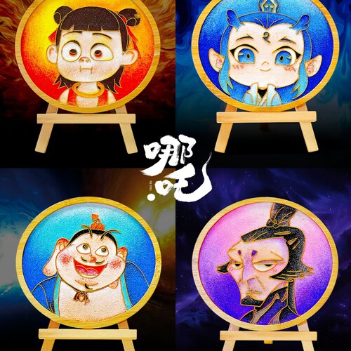 景泰蓝掐丝珐琅手工材料包杯垫