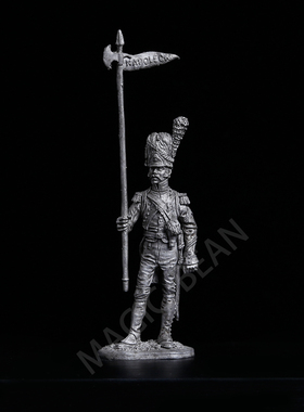 魔铸馆 EKcasting收藏级金属兵人 - 法国2旗手