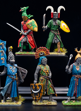 魔铸馆 EKcasting收藏级金属兵人—欧洲中世纪明尼桑诗人骑士系列