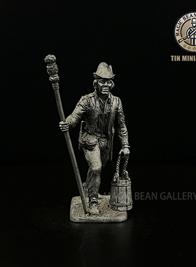 魔铸馆 EKcasting收藏级金属兵人 - 持炮刷与水桶的炮兵