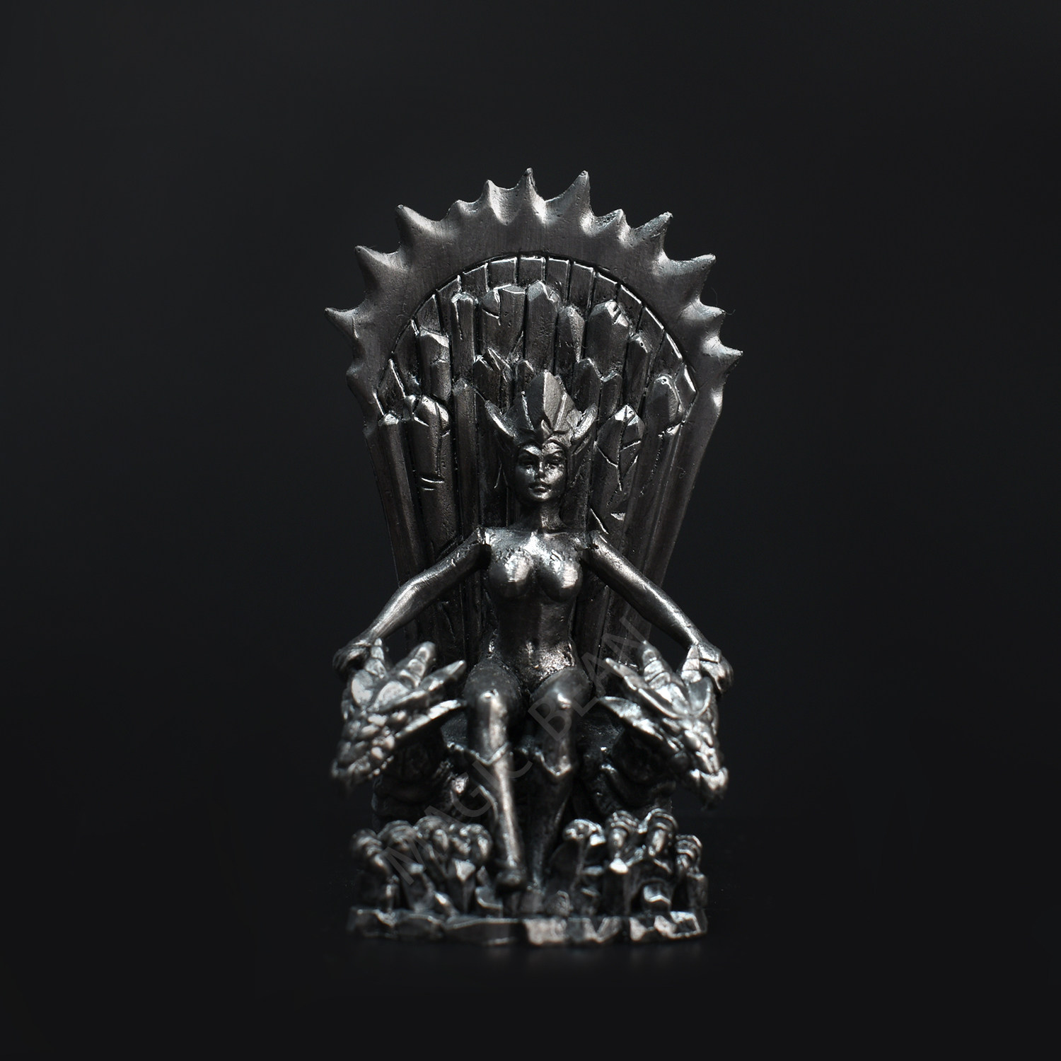 金属兵人锡制模型收藏品装饰品礼物金属摆件现货 54MM 冰雪皇后