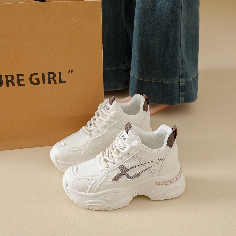 卡迪高7厘米老爹鞋厚底防滑