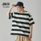 男百搭夏季 Publish 2021新款 撞色条纹宽松T恤潮牌短袖 Stripe Tee