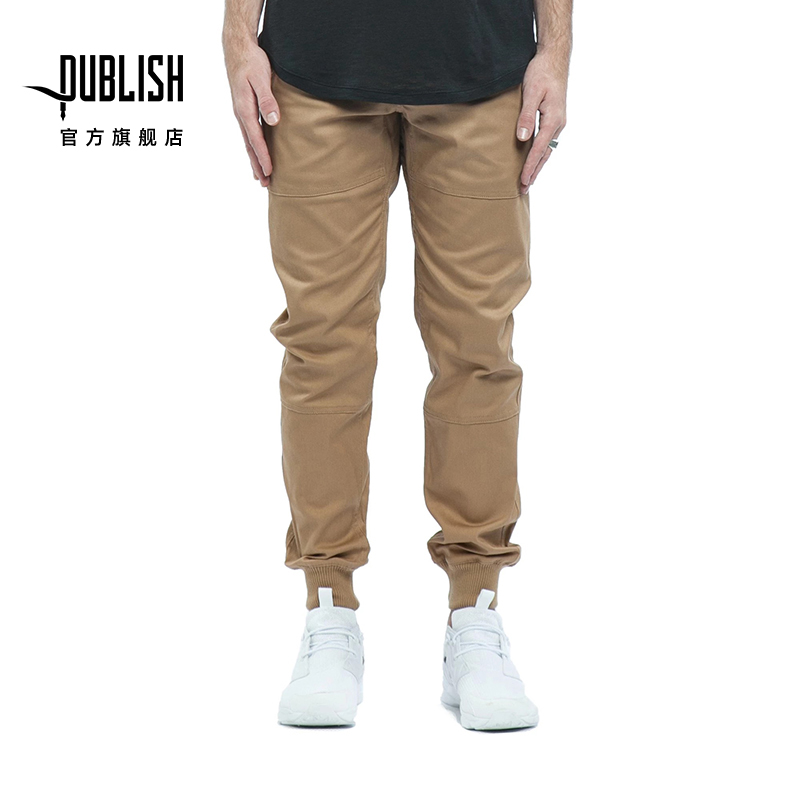 男装时尚休闲慢跑防水小脚束脚裤