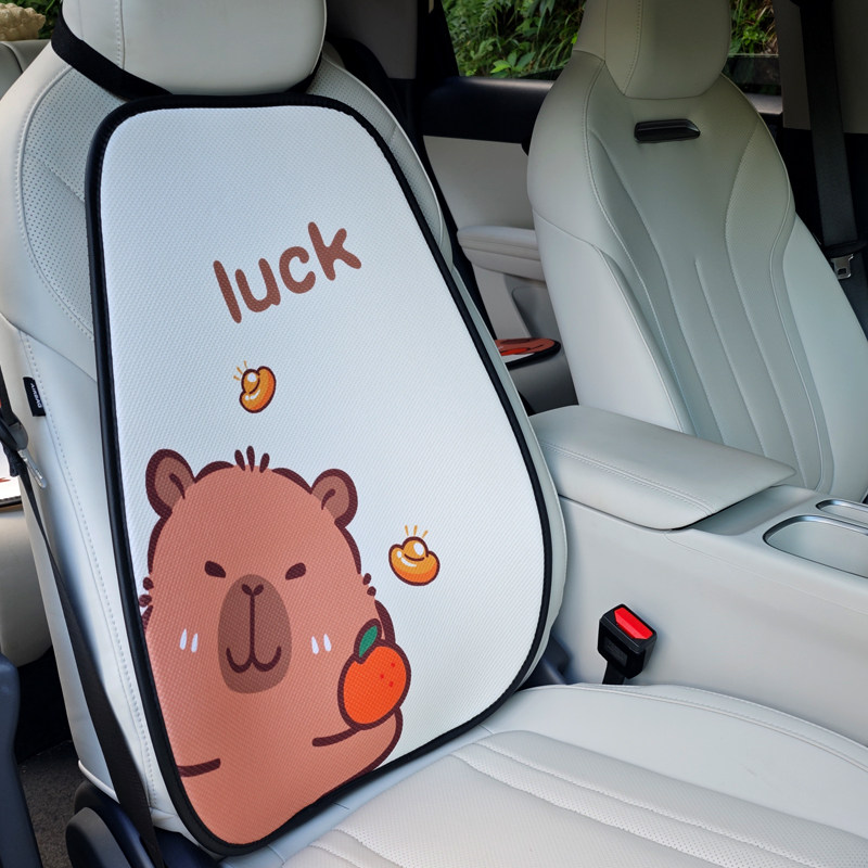 卡通布艺透气汽车靠垫四季通用小蛮腰车载座椅靠背垫前后排背靠垫,汽车用品/电子/清洗/改装,腰靠,淘宝优惠券,粉丝福利购,淘宝优惠卷