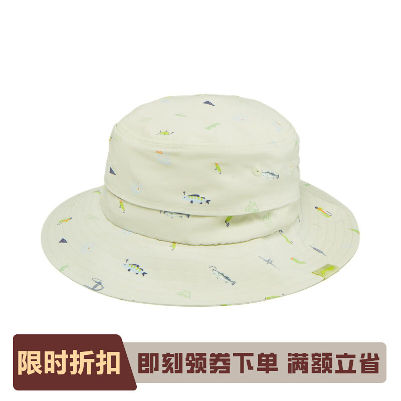 李宁正品运动生活系列男女大童时尚透气户外休闲渔夫帽YMYV019