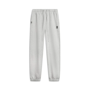 李宁卫裤 新品 BADFIVE男子束脚加绒保暖宽松运动裤 AKLV779 2025冬季