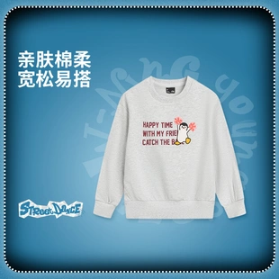 李宁女小童宽松套头卫衣YWDV560