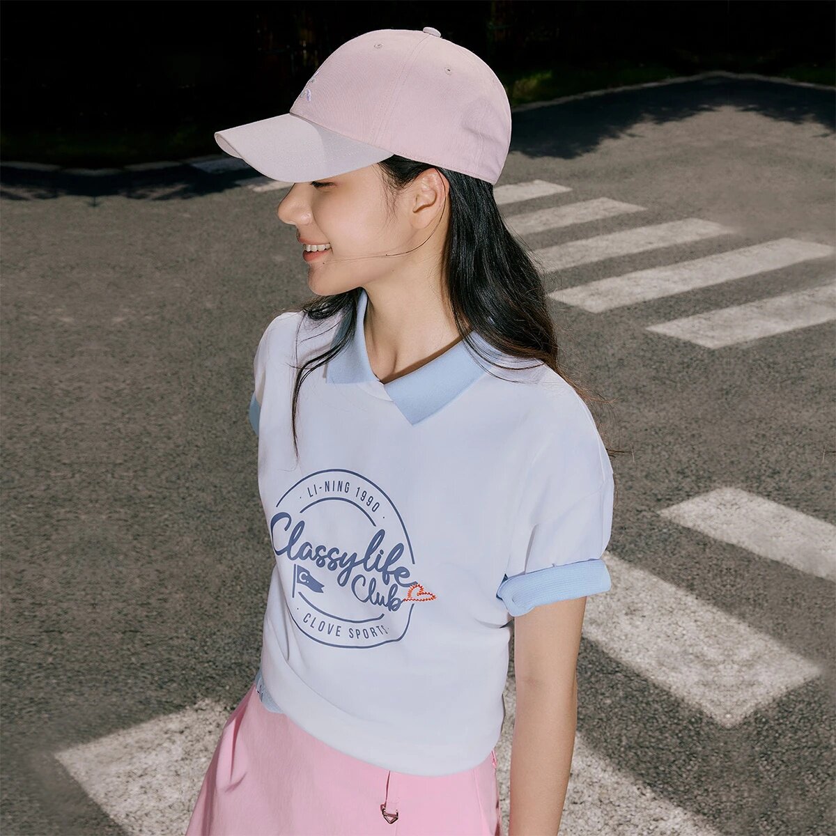 李宁1990 X Clove联名系列男女款2025新款印花宽松短袖T恤ATSV581