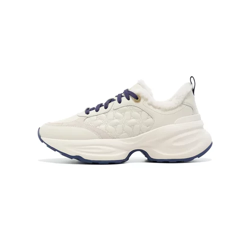 李宁LI-NING 1990云裳 V2女子加绒保暖轻量回弹运动时尚鞋ALFV100