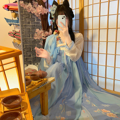 原创汉服【烛绣颜】唐制齐胸襦裙