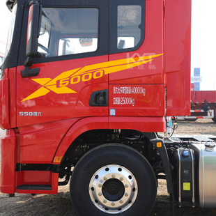 德龙X3000车身个性反光贴X5000车门装饰车贴拉花大货车驾驶室贴纸