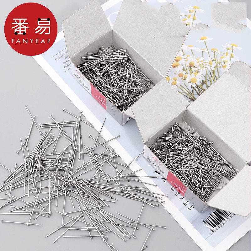 《大头针A1pn008-标记大针钉金属定位服装裁缝钉办公文具针皮影手