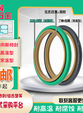 STd/BSJ/GSJ轴用斯特封密封圈 液压油缸轴用品质斯特封油封 O型圈