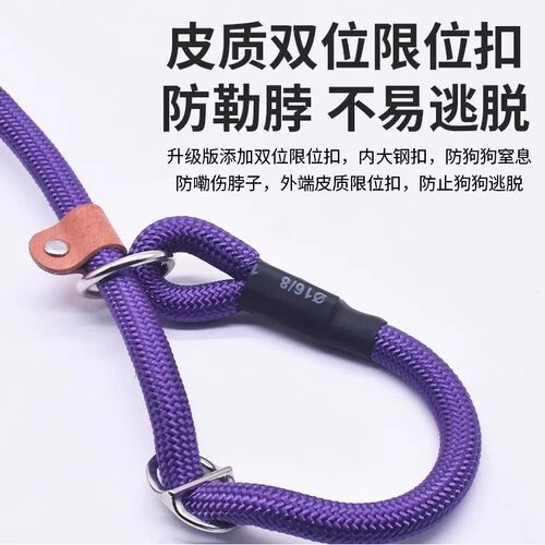 狗绳防爆冲链子小中大型犬外出遛