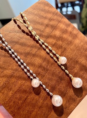 多色珍珠长款Y字毛衣链简约百搭水滴珍珠高级感ins项链22