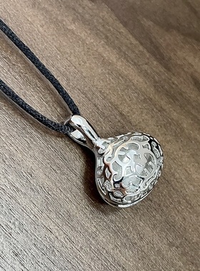 新中式钛钢镂空雕花手提包吊坠葫芦项链男女毛衣链