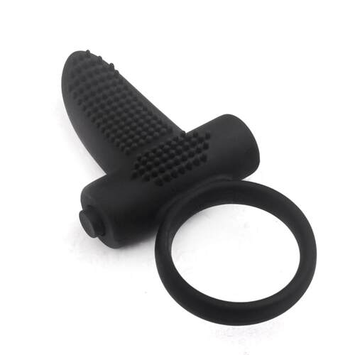 Male Tongue Licking Penis Ring Wearing Vibrating Locking Rin