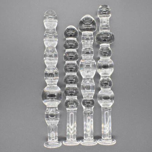 Glass Rod Pull Bead Glass Anal Plug Female Masturbator Adult