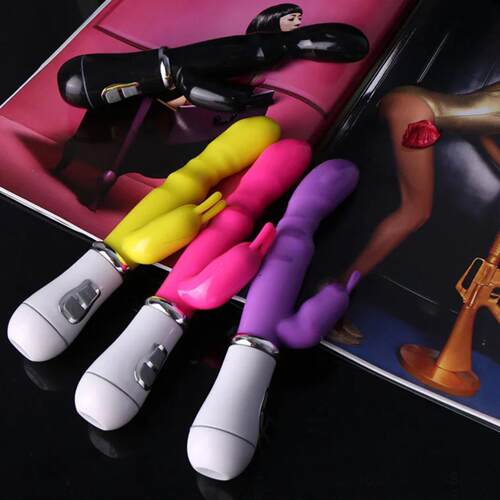 Simulation rabbit penis fun vibration AV stick unisex clitor