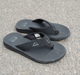 外贸鞋原单 库存鞋 减震鞋底 人字拖 男拖鞋黑底黑带大号拖45