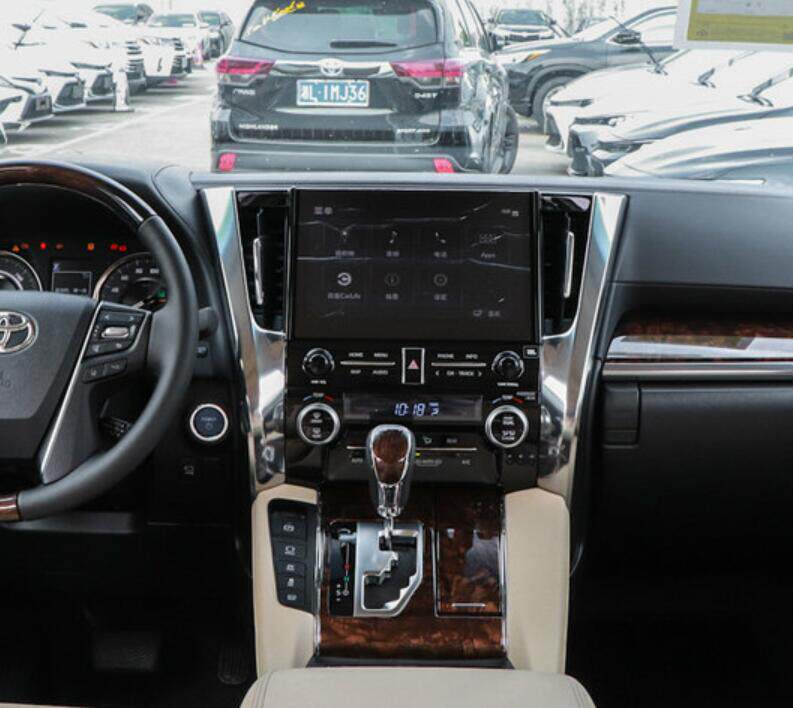 21款埃尔法导航高清软钢化保护膜 中控纳米防爆防刮防指纹水凝膜