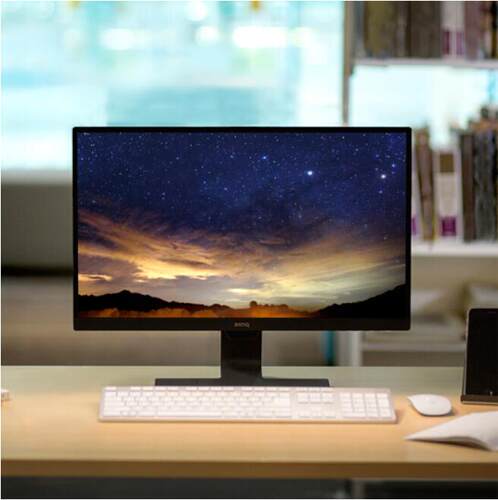 明基GW2480 23.8寸显示器防蓝光护眼软钢化膜防刮防反光屏幕贴膜