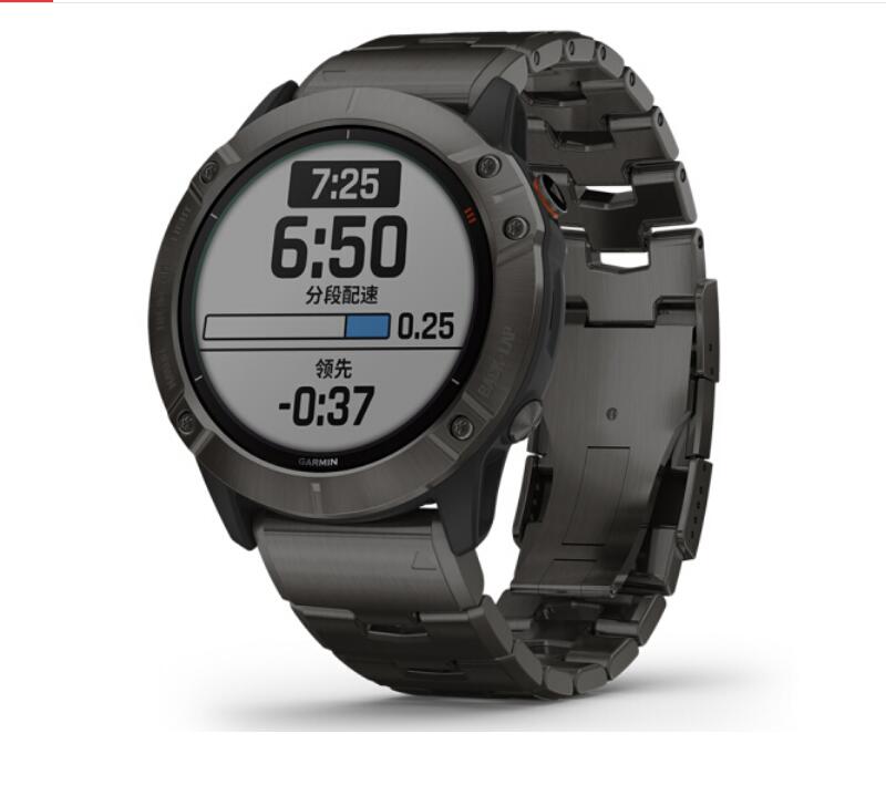 专用佳明Fenix6X Pro 手表防爆钢化保护膜 防指纹水凝膜镜面贴膜