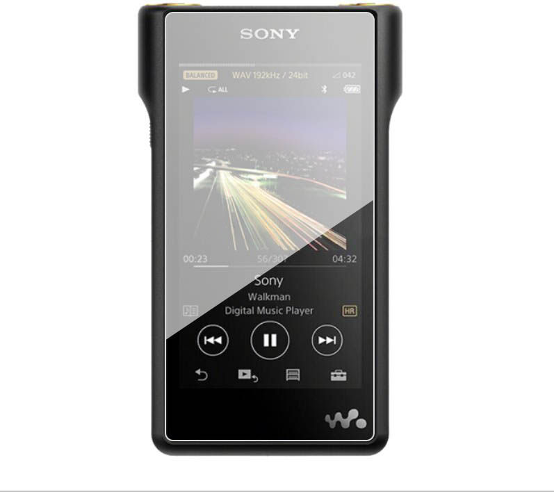 专用索尼NW-WM1A  MP3防指纹水凝膜 纳米防爆软钢化播放器保护膜