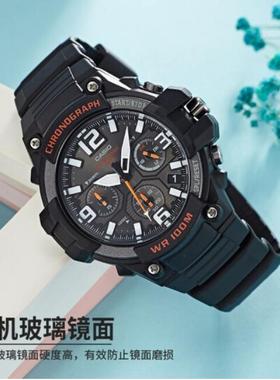 专用卡西欧MCW-100H-1AVDF手表防爆钢化膜 防指纹水凝膜镜面贴膜