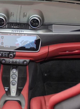 法拉利Portofino导航屏幕软钢化膜 中控副驾驶纳米防反光保护贴膜